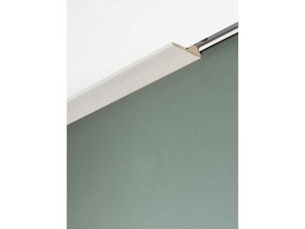 Plafondlijst met rail 40x8 mm 270cm noble white birch 2 stuks