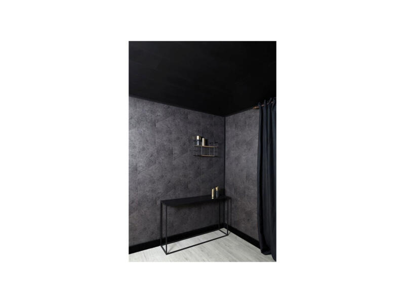 Plafondpaneel 170x23,6 cm 2,01m² eclectic matte black