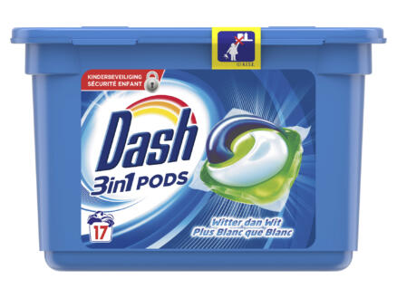 Dash Pods 3-en-1 capsule lessive 17 tabs 1
