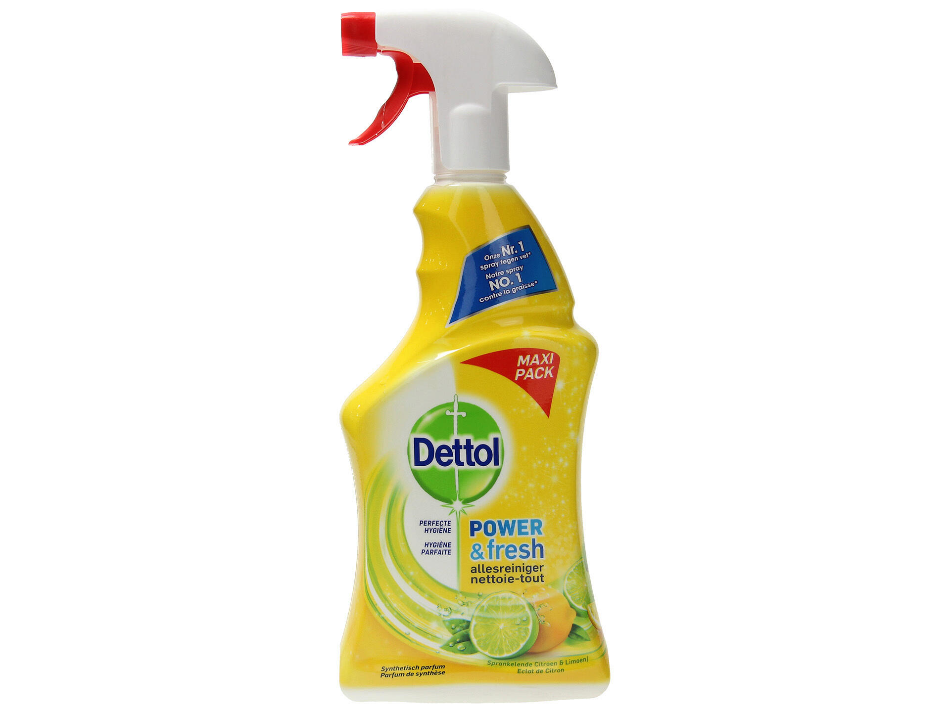 Dettol Power & Fresh détergent éclat de citron & citron vert 750ml | Hubo