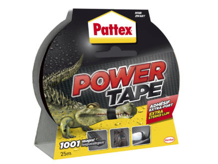 Pattex Powertape ruban adhésif 25m x 50mm noir 1