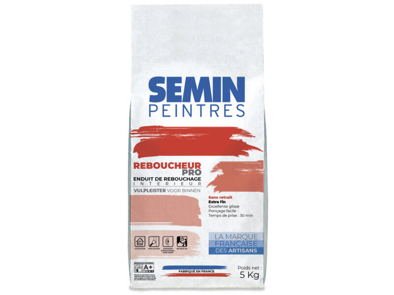 Semin Pro enduit de rebouchage 5kg | Hubo
