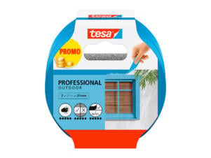 Tesa Professional Outdoor afplaktape 25m x 25mm 2 stuks