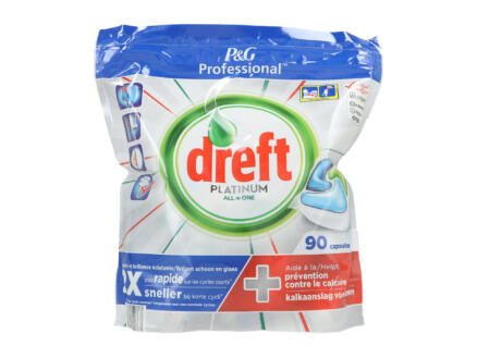 Dreft Professional Platinum All-In-One tablettes lave-vaisselle 90 tabs 1