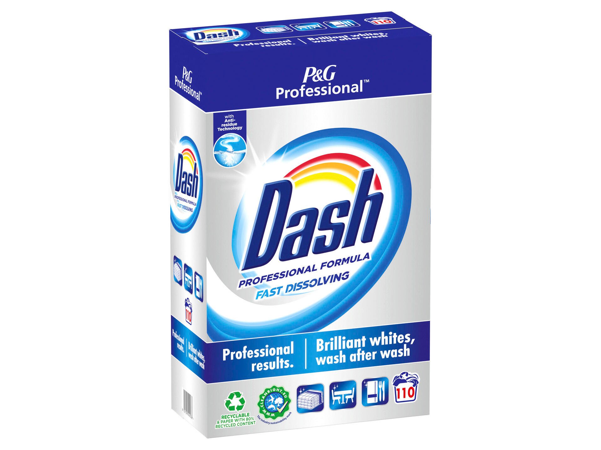 Dash Professional Regular lessive en poudre 7,15kg 110 dosages