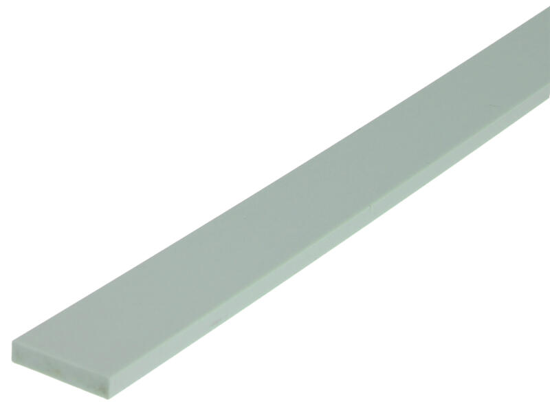 Arcansas Profil plat 2m 25mm 5mm PVC blanc
