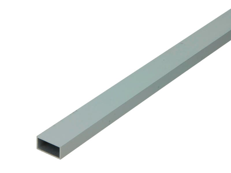 Arcansas Profil tube rectangle 1m 20x10 mm aluminium mat anodisé