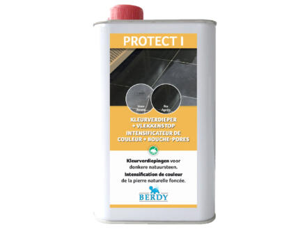 Berdy Protect 1 intensificateur de couleur & bouche-pores pierre naturelle 1l 1
