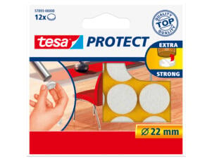 Tesa Protect patin feutre 22mm blanc 12 pièces