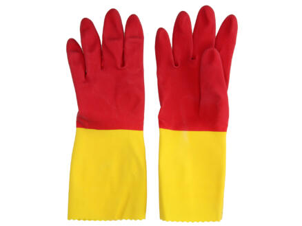 Vileda Protector handschoenen M latex rood 1
