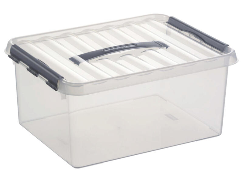 Sunware Q-Line Box boîte de rangement 15l transparent