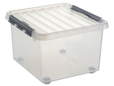 Sunware Q-Line rollerbox 26l transparent 2 pièces 1