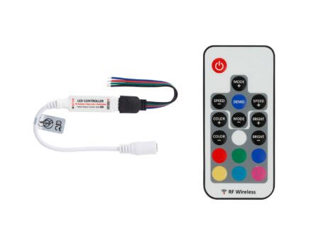 Vellight RGB LED-controller + afstandsbediening 1