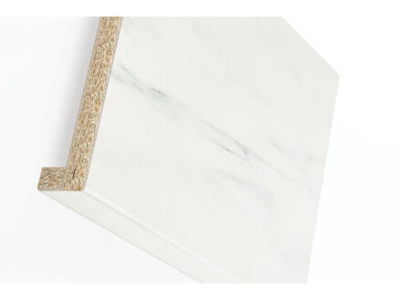 Rebord de fenêtre 305x25x3,8 cm white marble 1
