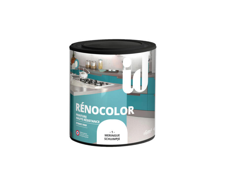 Rénocolor peinture rénovation bois et MDF 0,45l meringue