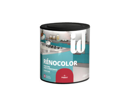 Rénocolor peinture rénovation bois et MDF 0,45l piment 1
