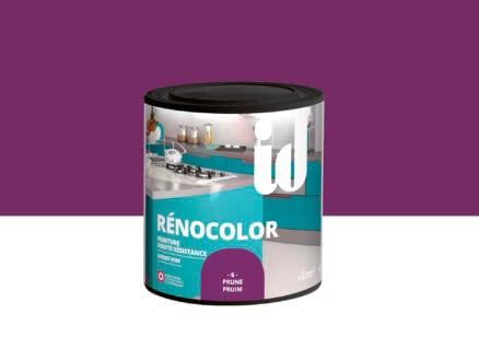 Rénocolor peinture rénovation bois et MDF 0,45l prune