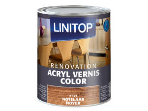 Linitop Renovation vernis acrylique satin 0,75l noyer #174