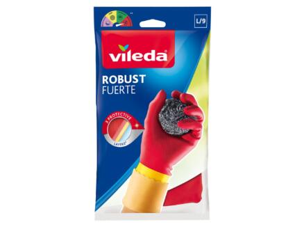 Vileda Robust gants de ménage M latex rouge 1