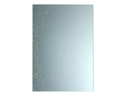 Rolling spiegel met zeefdruk 50x70 cm 1