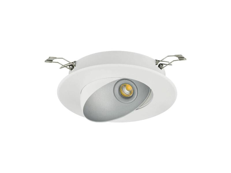 Eglo Ronzano spot LED encastrable 5W dimmable orientable blanc/argent 