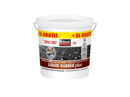 Rubbercoating Liquid Rubber Plus 20l + 3l gratis zwart 1