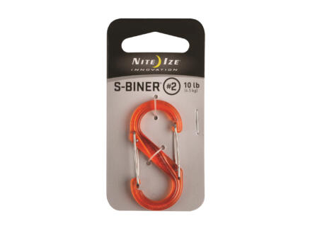 Nite Ize S-Biner mousqueton S 51,69x24,54x6,16 mm matière synthétique orange 1