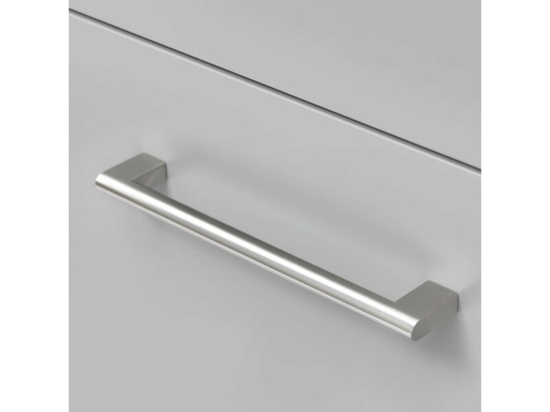 S-line S01 poignée de meuble salle de bains 21cm inox | Hubo