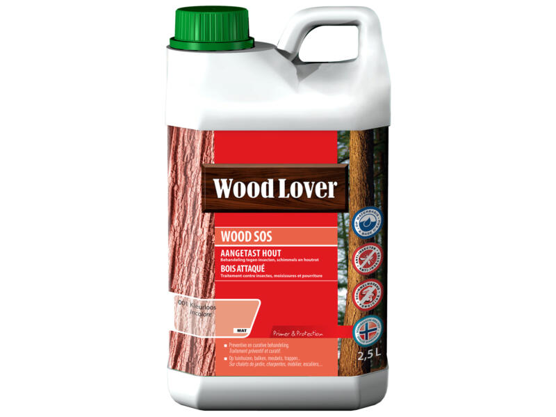 Wood Lover SOS 2,5l kleurloos