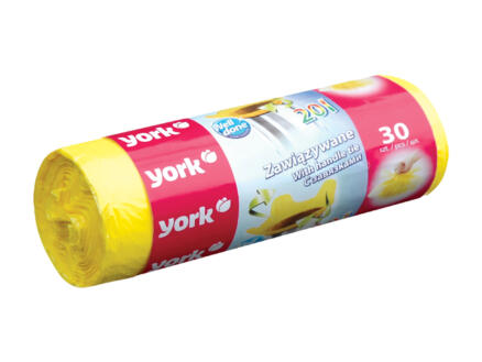 York Sacs-poubelle à nouer 20l 30 pièces 1