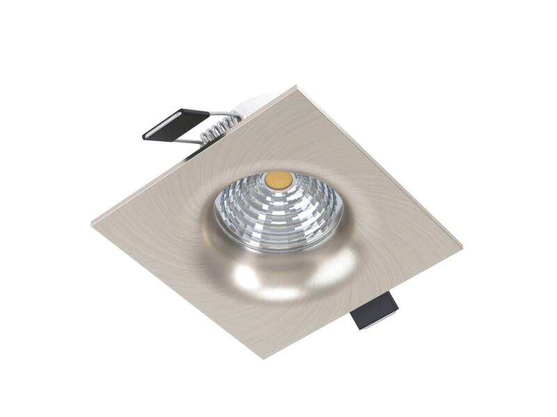 Eglo Saliceto spot LED encastrable 6W dimmable nickel mat
