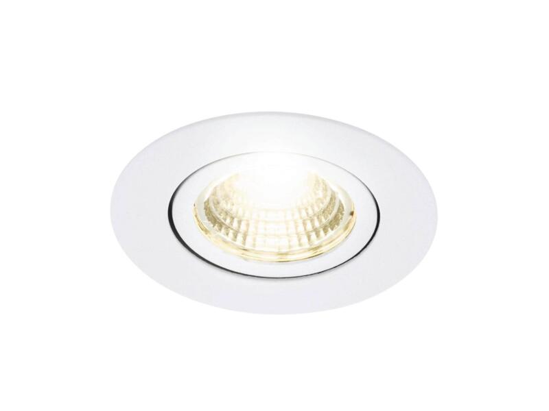 Eglo Saliceto spot LED encastrable rond 6W dimmable orientable blanc chaud