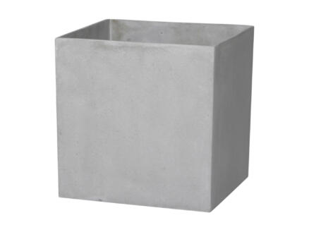 Sandstone bloembak 25x25 cm cementgrijs 1