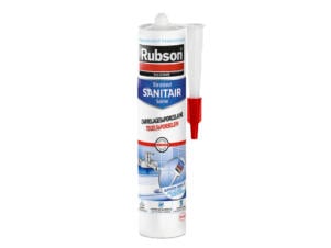 Rubson Sanitair Saine mastic silicone carrelages & porcelaine 280ml transparent