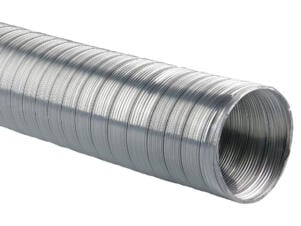 Renson Semidec flexibel 110mm 1,5m aluminium