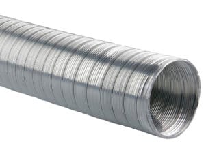 Renson Semidec flexibel 125mm 1,5m aluminium