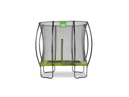 Silhouette trampoline 153x214 cm + filet de sécurité vert 1