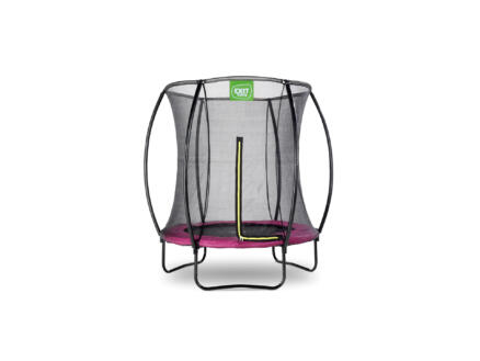 Silhouette trampoline 183cm + veiligheidsnet roze 1