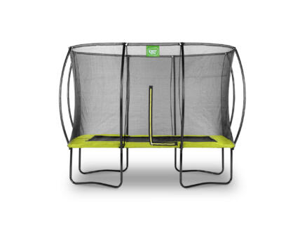Silhouette trampoline 214x305 cm + filet de sécurité vert 1