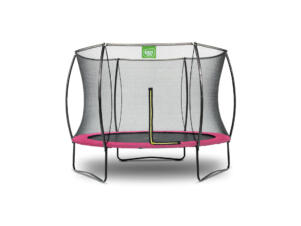 Exit Toys Silhouette trampoline 244cm + filet de sécurité rose