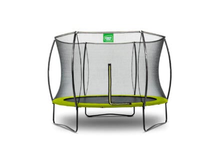 Silhouette trampoline 244cm + veiligheidsnet groen 1