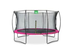 Exit Toys Silhouette trampoline 366cm + filet de sécurité rose