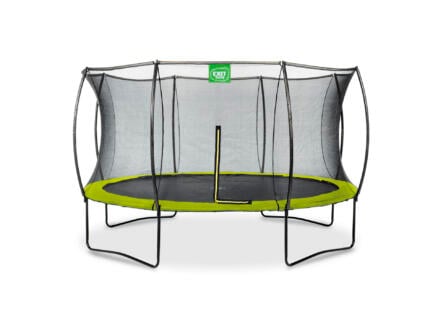 Silhouette trampoline 366cm + filet de sécurité vert 1