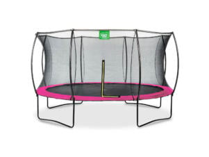 Exit Toys Silhouette trampoline 427cm + filet de sécurité rose