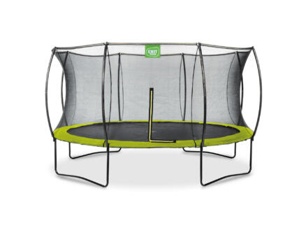 Silhouette trampoline 427cm + filet de sécurité vert 1