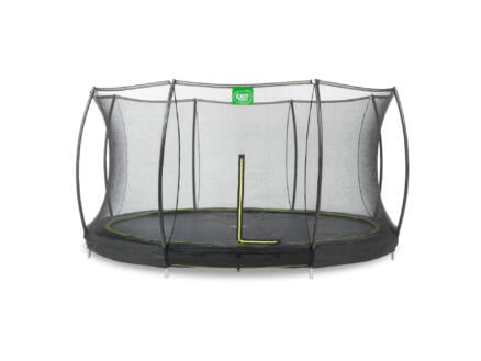 Exit Toys Silhouette trampoline enterré 427cm + filet de sécurité noir 1
