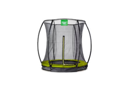 Exit Toys Silhouette trampoline ingegraven 183cm + veiligheidsnet groen 1