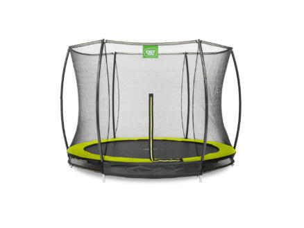 Silhouette trampoline ingegraven 305cm + veiligheidsnet groen 1