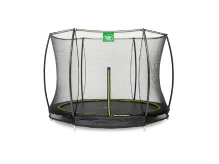 Exit Toys Silhouette trampoline ingegraven 305cm + veiligheidsnet zwart 1
