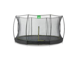 Exit Toys Silhouette trampoline ingegraven 366cm + veiligheidsnet zwart